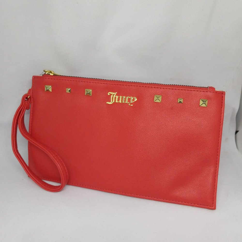 Juicy Couture 'All Out Of Love' Wristlet - Clutch - Studded - Y2K -